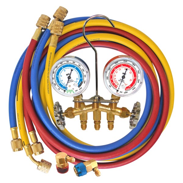 Mastercool® - Complete A/C Diagnostics and Service Kit with 60" Hoses and Standard Couplers