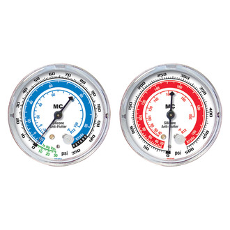 Mastercool® - 2-1/2" R-12, R-134a Low Side Refrigerant Gauge Scale