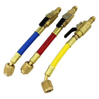 Mastercool® - Straight Manual Shut-Off Valve Set
