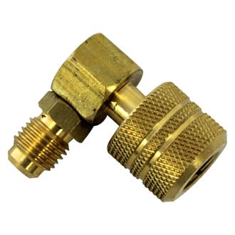 Mastercool® 90333-UV - 1/4" FFL x 13 mm 90° Automatic Shut-Off Valve