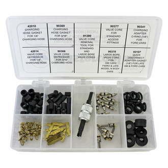 Mastercool® - 126-Piece Master A/C Charging Adapter Repair Kit