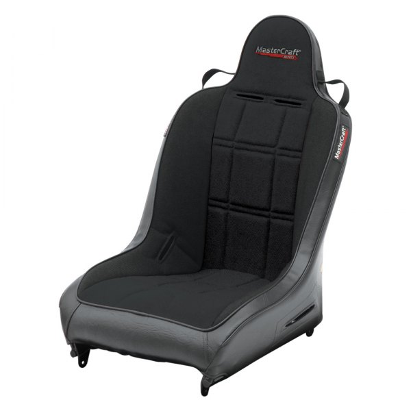 MasterCraft Safety® - Original™ Premium Suspension Seat, Black with Black Center and Side Panels, Black Piping