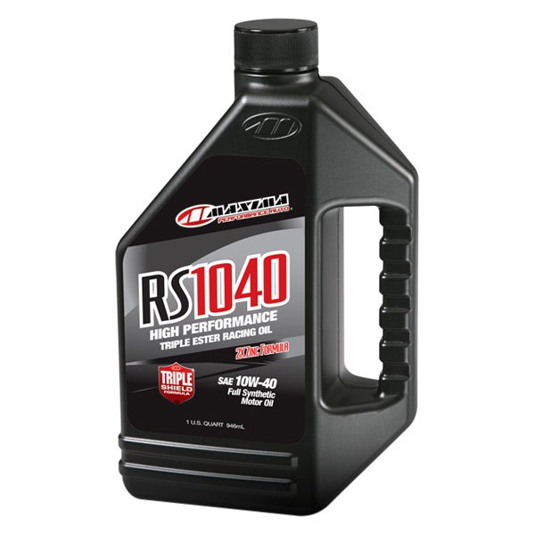 Maxima Racing Oils® - RS 1040™ SAE 10W-40 Synthetic Motor Oil, 1 Quart