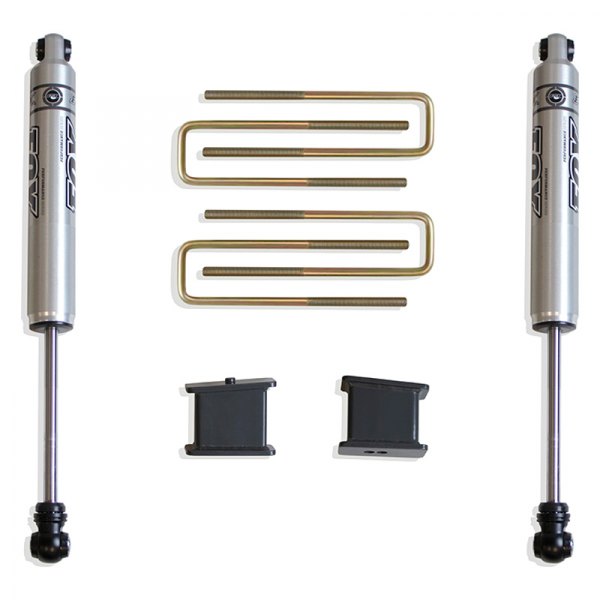 Maxtrac Suspension® 901340F 3" x 3" Blocks Front and Rear Suspension