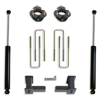 MaxTrac Suspension® - 2.5" x 4" Blocks Front and Rear Suspension Lift Kit