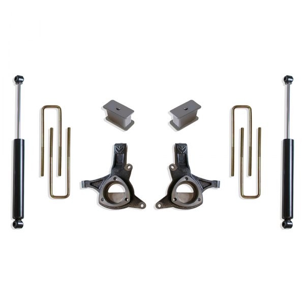 MaxTrac Suspension® GMC Sierra 1500 RWD with Factory Steel Suspension 2008 4.5" x 2" Front and