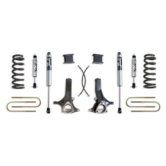 MaxTrac Suspension® - 7" x 4" Front and Rear Suspension Lift Kit