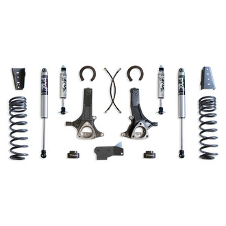 MaxTrac Suspension® - 6.5" x 4.5" MaxPro Front and Rear Suspension Lift Kit