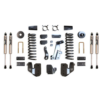 MaxTrac Suspension® K947241F - 4" x 1" MaxPro Front and Rear Suspension Lift Kit