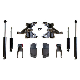 MaxTrac Suspension® - 2" x 4" Front and Rear Lowering Kit with Spindles