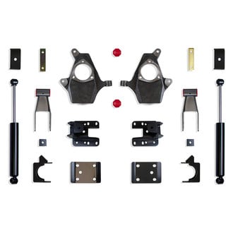 MaxTrac Suspension® - 2" x 4" Front and Rear Lowering Kit with Spindles