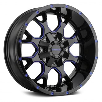 MAYHEM® - 8015 WARRIOR Black with Prism Blue Accents