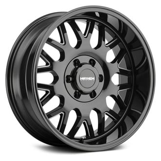 MAYHEM® - 8110 TRIPWIRE Gloss Black with Milled Spokes