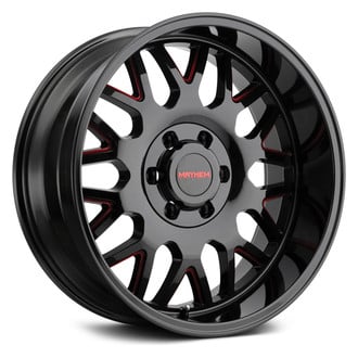 MAYHEM® - 8110 TRIPWIRE Black with Prism Red Accents