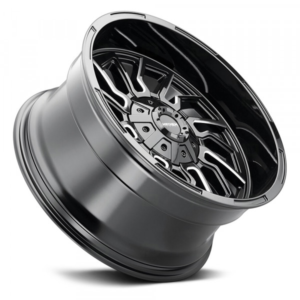 MAYHEM® 8111 FLYWHEEL Wheels - Black with Milled Spokes Rims