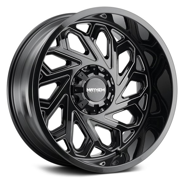 MAYHEM® - 8112 ESSEX Black with Milled Spokes