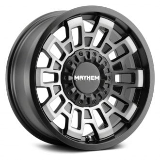 MAYHEM® - 8113 CORTEX Matte Black with Machined Dark Tint