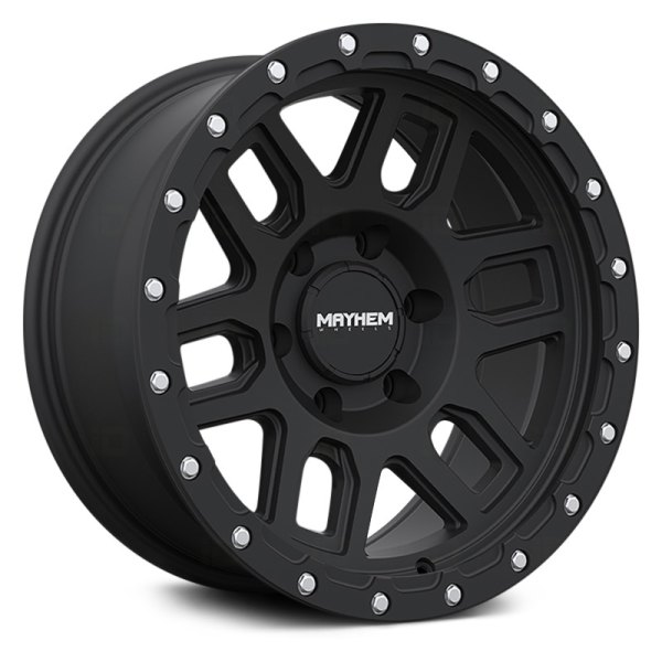 MAYHEM® 8304 DELTA Wheels - Matte Black with Matte Black Lip Rims ...