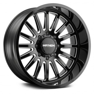 MAYHEM® - 8114 UTOPIA Gloss Black with Milled Spokes