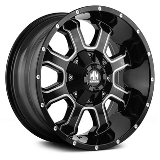 MAYHEM® - 8103 FIERCE Gloss Black with Milled Spokes