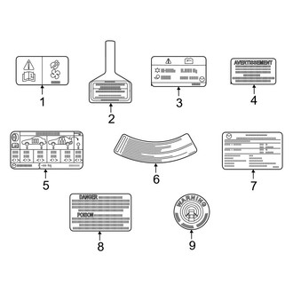 Mazda OE - Information Labels - Labels