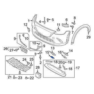 Mazda OE - Front Left Jack Plug Cover