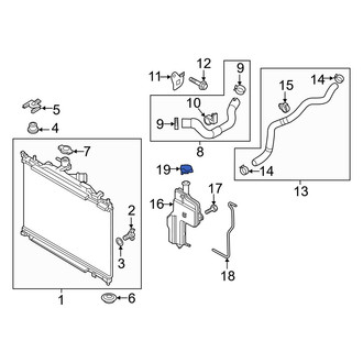 Mazda OE - Engine Coolant Reservoir Cap
