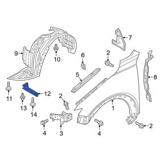 Mazda CX-3 Inner Fenders | Wells, Liners, Shields — CARiD.com