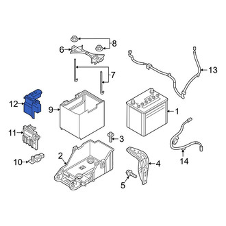 Mazda OE - Battery Terminal Cover