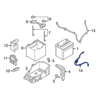Mazda OE - Battery Ground Strap
