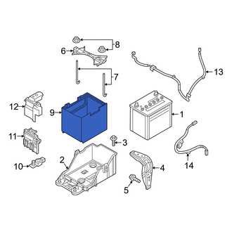 Mazda OE - Battery Insulator