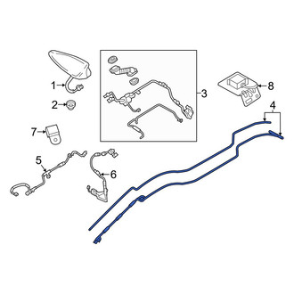 Mazda OE - Center Antenna Cable