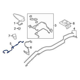 Mazda OE - Front Inner Antenna Cable
