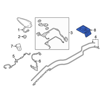 Mazda OE - GPS Navigation System Antenna
