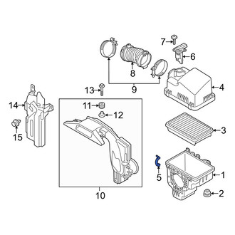 Mazda OE - Air Filter Housing Clamp