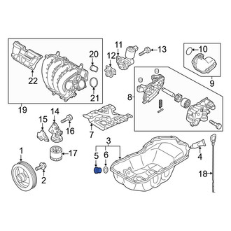 Mazda OE - Engine Oil Drain Plug