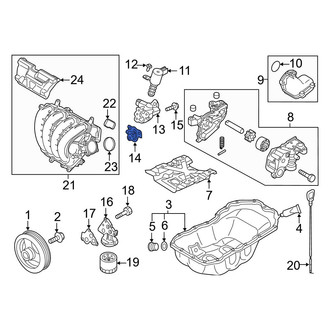 Mazda OE - Engine Variable Displacement Oil Control Solenoid Gasket