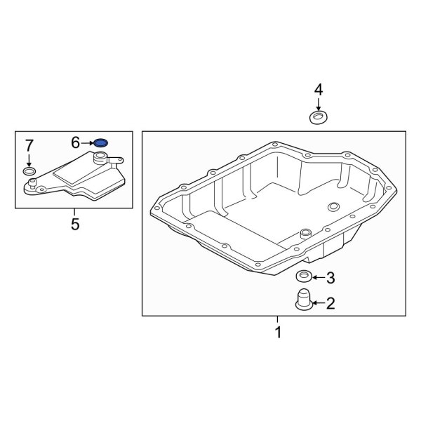 Automatic Transmission Filter O-Ring