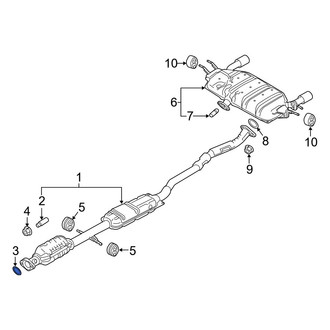 Mazda OE - Exhaust Resonator Gasket