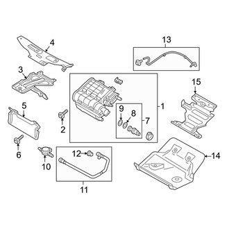 Mazda OE - Emission System - Emission Components (Vapor Canister), (FWD)