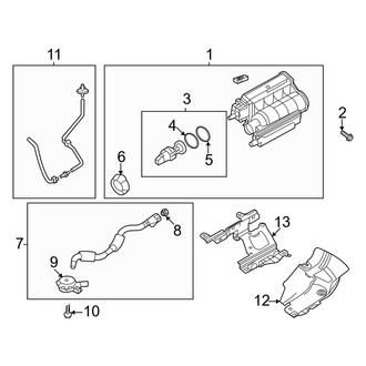 Mazda OE - Emission System - Emission Components (Vapor Canister), (AWD)