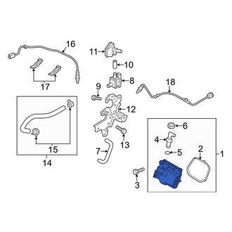 Mazda OE - Vapor Canister Purge Valve Assembly