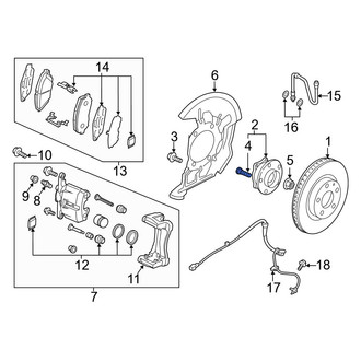 Mazda OE - Rear Wheel Lug Stud