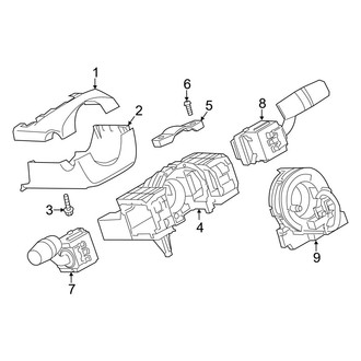 Mazda OE - Steering Column - Shroud, Switches & Levers