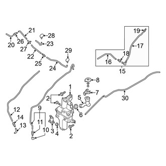 Mazda OE - Windshield - Washer Components