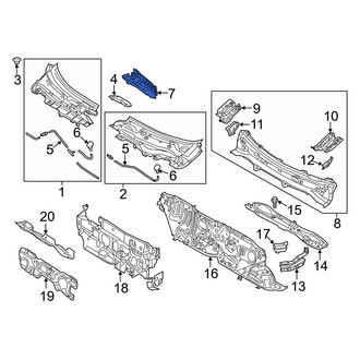 Mazda OE - Front Cowl Cover