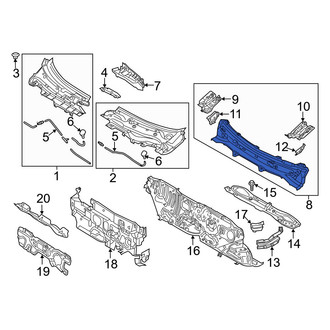 Mazda OE - Front Cowl Panel
