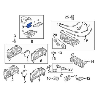 Mazda OE - Instrument Panel Lens