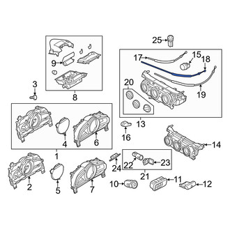 Mazda OE - HVAC Heater Control Cable