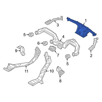 Mazda OE - Front Windshield Defroster Nozzle